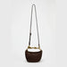 Women's Half Moon Straw Bag – Woven Bucket Crossbody Shoulder Bag for Summer Beach SF
