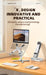Foldable Laptop Stand 360°Rotation Notebook Table Aluminum Alloy Holder Portable Book Tablet Bracket with Heat Dissipation SF