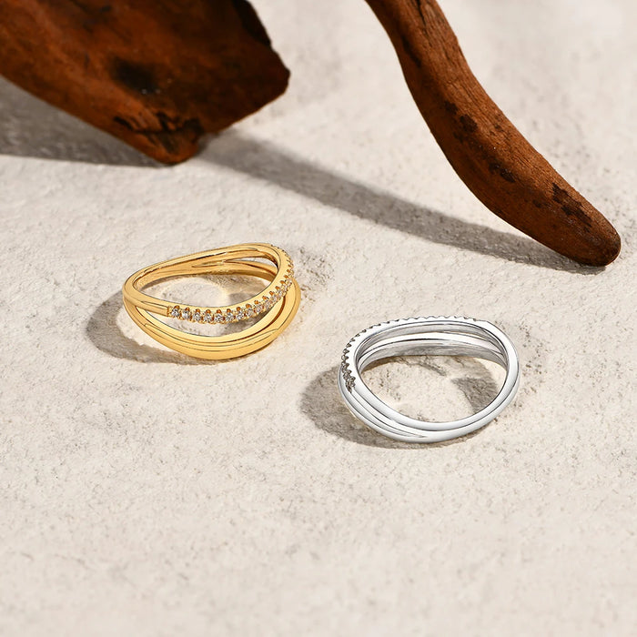 S925 Moissanite Ring – D-Color VVS1 Stone in 18K Gold Plating