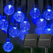 Solar Crystal Globe String Lights – 60 LED Waterproof Fairy Lights with 8 Lighting Modes - Samanta Factory