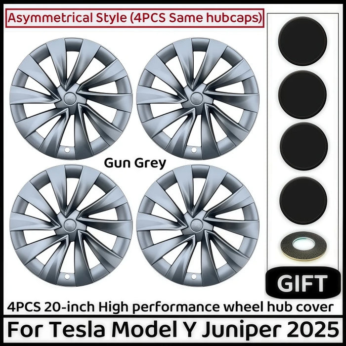 4PCS 20 Inch Wheel Cap For Tesla Model Y Juniper 2025 Automobile Performance Replacement Wheel Hubcap Full Rim Cover Accessories - Samanta Factory