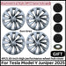 4PCS 20 Inch Wheel Cap For Tesla Model Y Juniper 2025 Automobile Performance Replacement Wheel Hubcap Full Rim Cover Accessories - Samanta Factory