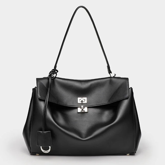 Urban Crossbody Bag - Lock Buckle Minimalist Design