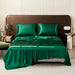 KISS NEST Satin Bed Sheet Set – Smooth 200TC Polyester, Twin to King Sizes - Samanta Factory