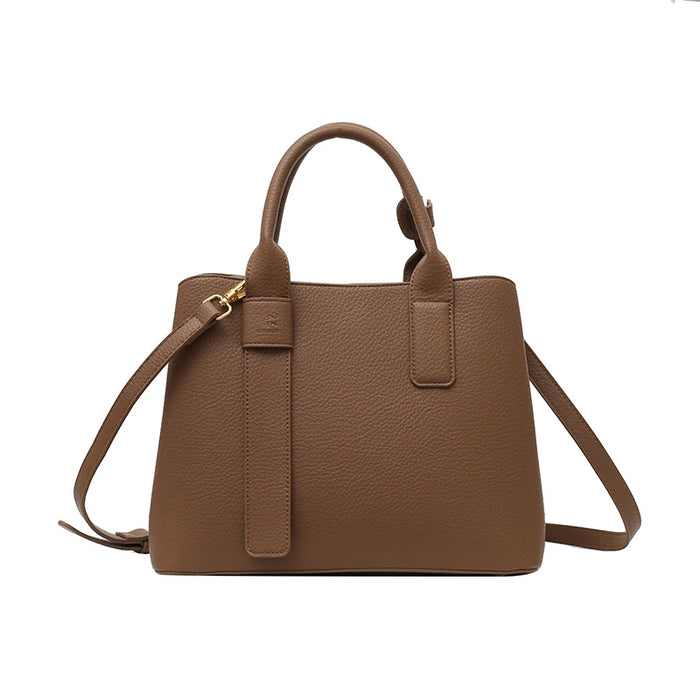 Women’s PU Leather Business Handbag – Saffiano Tote with Adjustable Shoulder Strap