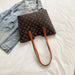 Luxurious Women’s Leather Shoulder Bag – Stylish Microfiber Synthetic Leather Casual Tote - Samanta Factory
