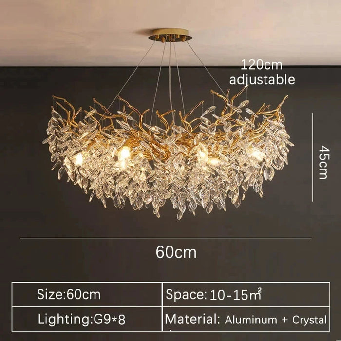 Crystal Chandelier – Modern Indoor Villa Lighting SF