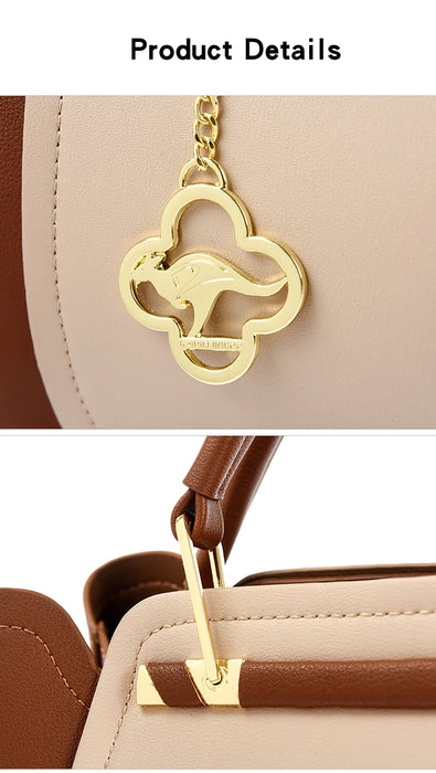 Designer Inspired PU Leather Shoulder Bag – Luxury Casual Tote for Women - Samanta Factory