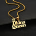 Custom Name Crown Necklace- Trendy Crown Name Necklace in Gold, Silver & Rose Gold SF