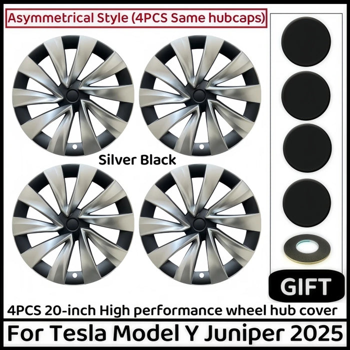 4PCS 20 Inch Wheel Cap For Tesla Model Y Juniper 2025 Automobile Performance Replacement Wheel Hubcap Full Rim Cover Accessories - Samanta Factory