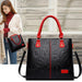 Women's Large Capacity PU Leather Tote Bag – Minimalist Urban Shoulder Bag SF