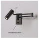 Modern Wall Lamp with Dimmable Switch – Rocker Arm Retractable LED Reading Light - Samanta Factory