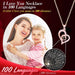 Eternal Preserved Rose Gifts – Moss Bear & Jewelry Box with “I Love You 100 Languages” Necklace - Samanta Factory