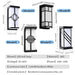 Modern LED Wall Light with Radar Motion Sensor – 16W/30W Waterproof IP55 ABS Lamp for Indoor & Outdoor Lighting - Samanta Factory