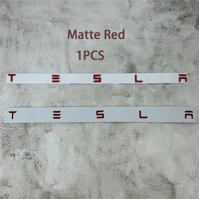 1PCS  Chrome Logo Car Rear Tailgate Sticker Emblem MODEL 3 S X Y accessories Badge Decal - Samanta Factory