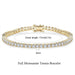 Luxury D Color Round Cut Bracelet for Men & Women - Samanta Factory