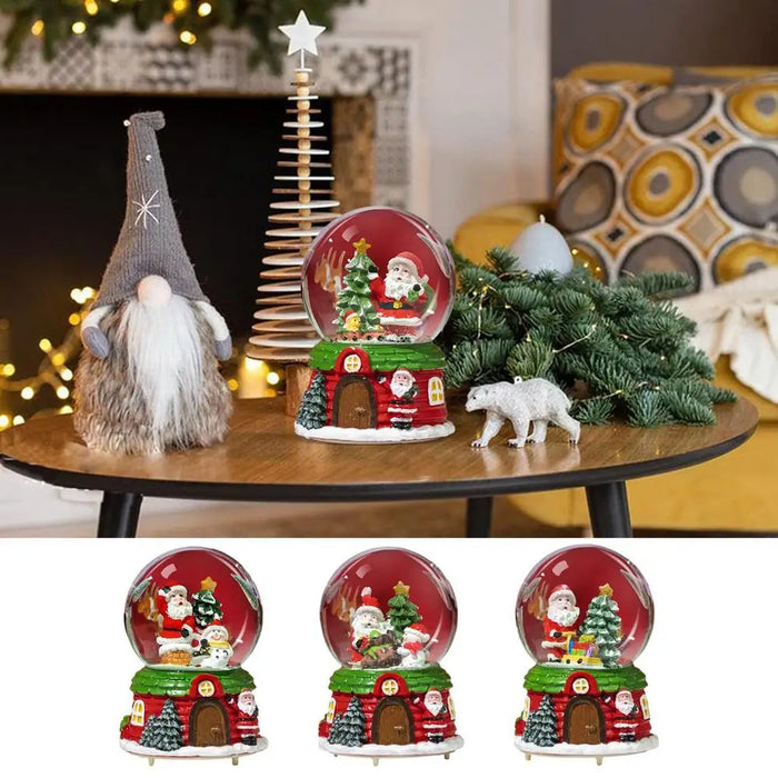 Christmas Musical Snow Globe – LED Light & Festive Tune - Samanta Factory