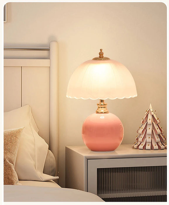LED Book Light – USB-Powered Ceramic Lamp with Dimmable Color Option