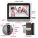 Smart WiFi Door Viewer Camera – 3MP HD, 4.3" LCD, PIR Motion, 2-Way Audio, Night Vision, Tuya & Alexa. - Samanta Factory