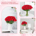 Artificial Velvet Roses – 50PCS Long-Stem Flower Bouquet SF