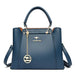 Women’s Soft PU Leather Handbag – Fashionable Casual Tote with Sequined Detail - Samanta Factory