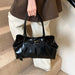 Stylish Vegan Leather Tote Bag with Tassel Detail and Spacious Interior - Samanta Factory