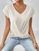 V-Neck Blouse - Casual Elegance for Office & Summer Days - Samanta Factory