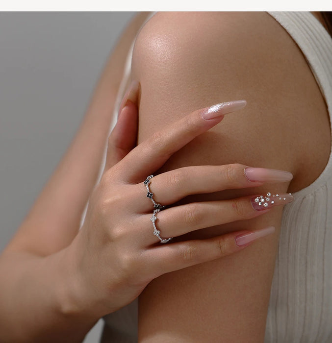 Moissanite Wedding Band – D-Colour VVS1 Round Cut in Sterling Silver