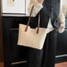 Luxurious Women’s Leather Shoulder Bag – Stylish Microfiber Synthetic Leather Casual Tote - Samanta Factory