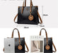 Women’s Leather Handbag – Vintage Casual Tote with Zipper & Hasp Closure - Samanta Factory