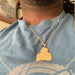 Custom Logo Necklace – Personalized  Engraved Pendant Chain SF