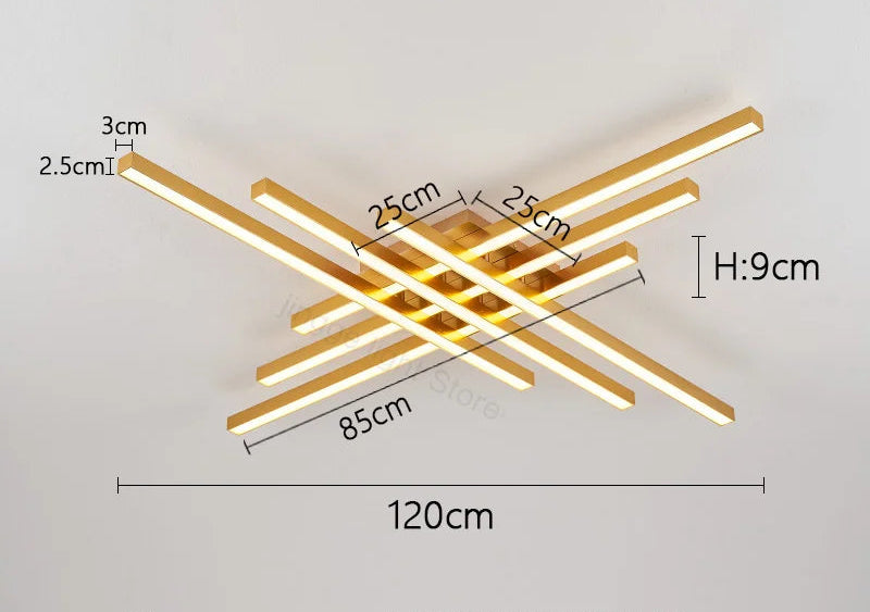 Ceiling Light – Modern Nordic Iron & Acrylic Design with LED Illumination