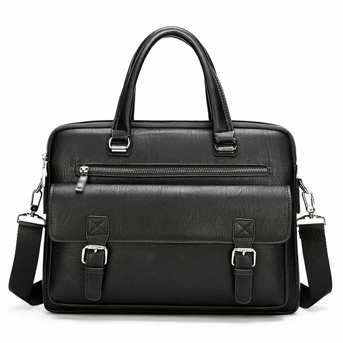 Business Laptop Briefcase – Lightweight 14-Inch Office Messenger Bag