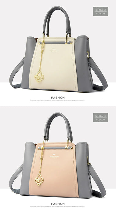 Designer Inspired PU Leather Shoulder Bag – Luxury Casual Tote for Women - Samanta Factory