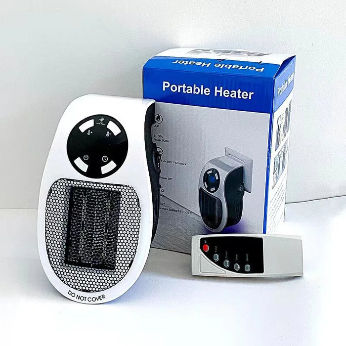 Mini Electric Space Heater – Adjustable Temperature & LED Display Samanta Factory