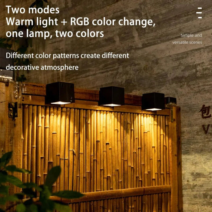 Solar Wall Washing Lamp – IP65 Waterproof LED Light SF