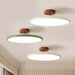 Modern round LED ceiling light with colorful design and metal body for kitchens and home décor”