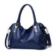Women's PU Leather Shoulder Bag – Large Capacity Casual Zipper Handbag SF