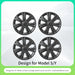 4PCS Wheel Cap Design For Tesla Model Y 2020-2024 19 Inch Right＆Left Hubcaps Cyclone Cover Wheel Cover Replacement Accessories - Samanta Factory