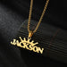Custom Name Crown Necklace- Trendy Crown Name Necklace in Gold, Silver & Rose Gold SF