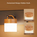 Rechargeable Table Lamp – 360° Dimmable Lighting with Hook Design for Bedroom & Decor - Samanta Factory