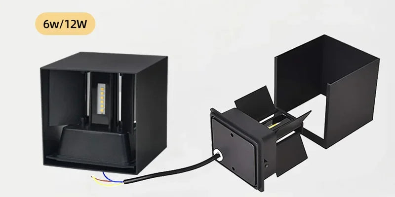 Outdoor LED Wall Light – Adjustable Beam IP65 Waterproof SF