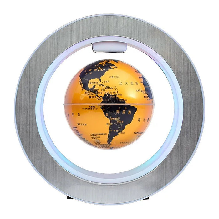 Floating Moon Globe Lamp – O-Type Magnetic Frame with LED Night Light