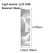 3D Art LED Wall Lamp – Dimmable Creative Sconce for Living Room, Bedroom & Hallway Samanta Factory