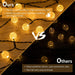 Solar Crystal Globe String Lights – 60 LED Waterproof Fairy Lights with 8 Lighting Modes - Samanta Factory