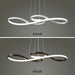 Modern LED Pendant Light – Iron Finish with Remote Dimming - Samanta Factory