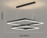 Modern LED Ring Pendant Light – Dimmable Multi-Color Ceiling Fixture for Living & Bedroom Spaces - Samanta Factory