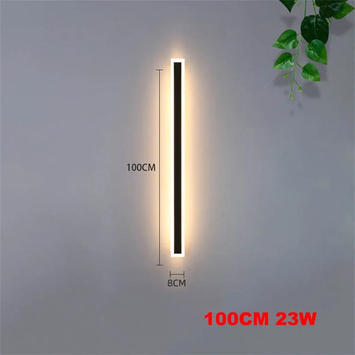 Waterproof LED Wall Light – IP65 Outdoor Strip Lamp for Garden, Patio & Corridor