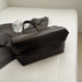 Vintage PU Leather Shoulder Tote – Soft Casual Bag with Lock Closure - Samanta Factory