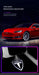 Tesla 2Pcs Car Door Projector Welcome Lights Accessories For Tesla Model 3 S X Y Cybertruck Roadster SpaceX Car Accessories - Samanta Factory